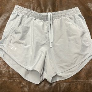 Grey Under Armour Running Shorts